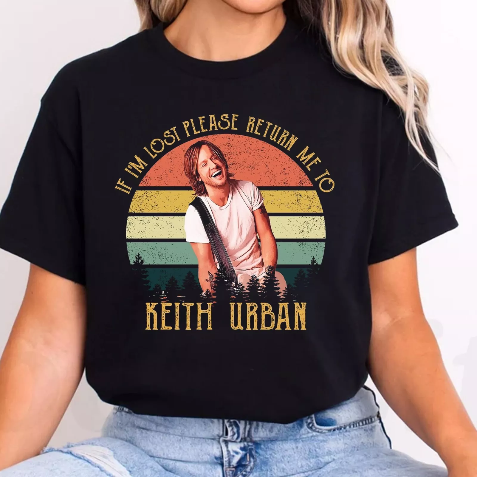 Vintage Keith Urban One Side Shirt, Keith Urban 2025 Concert Fan Shirt