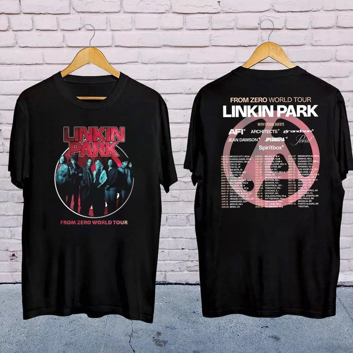 2025 Linkin Park From Zero World Tour Shirt, Linkin Park Rock Band Concert Shirt