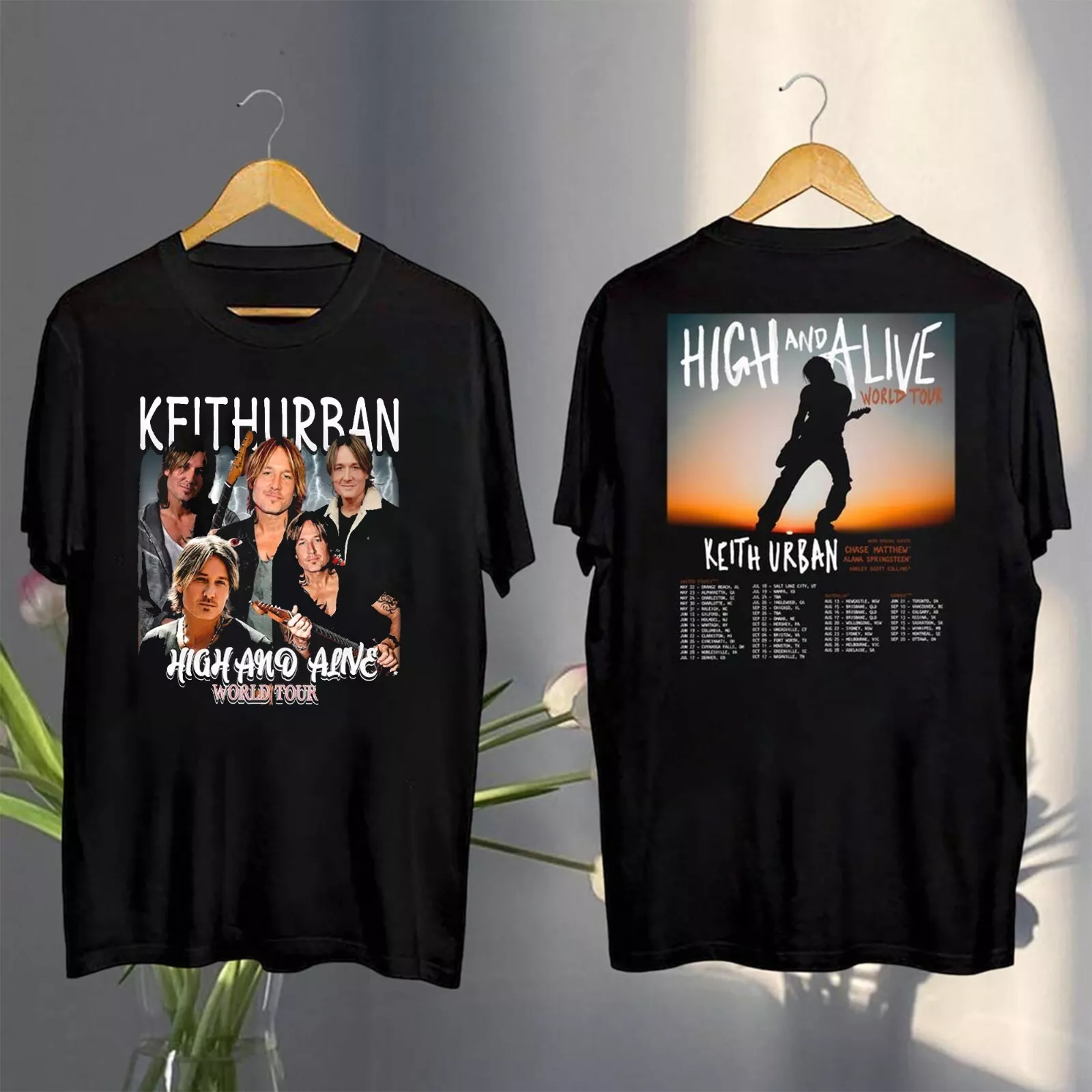 2025 Keith Urban High And Alive Tour Shirt, Keith Urban 2025 Concert Fan Shirt