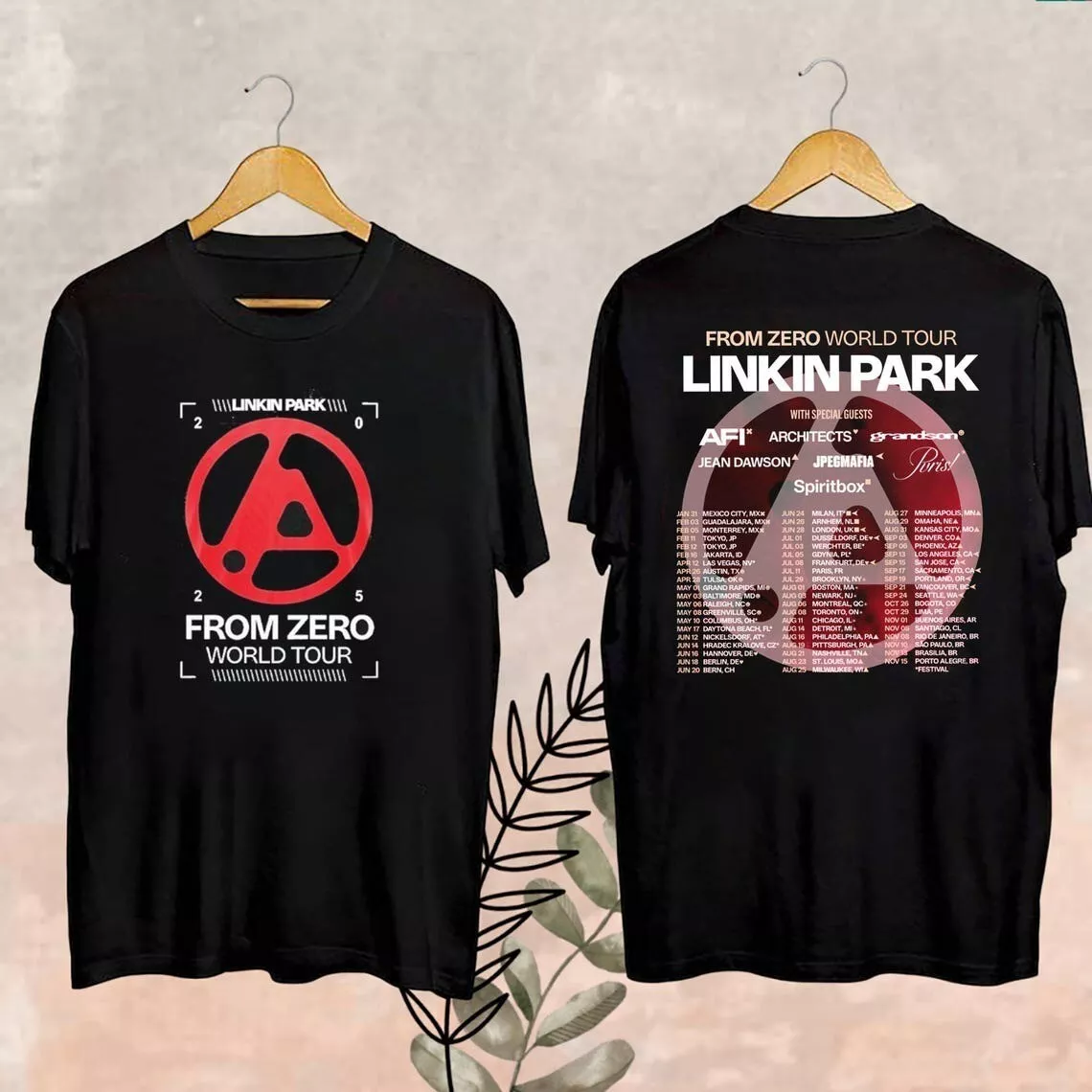 Linkin Park From Zero 2025 World Tour Shirt, Linkin Park Rock Band Concert Merch
