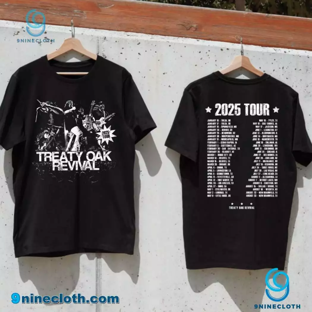 Treaty Oak Revival 2025 Tour Unisex T-Shirt