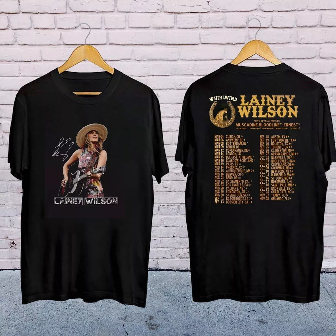 2025 Lainey Wilson Whirlwind World Tour Shirt, Lainey Wilson Country Music Shirt