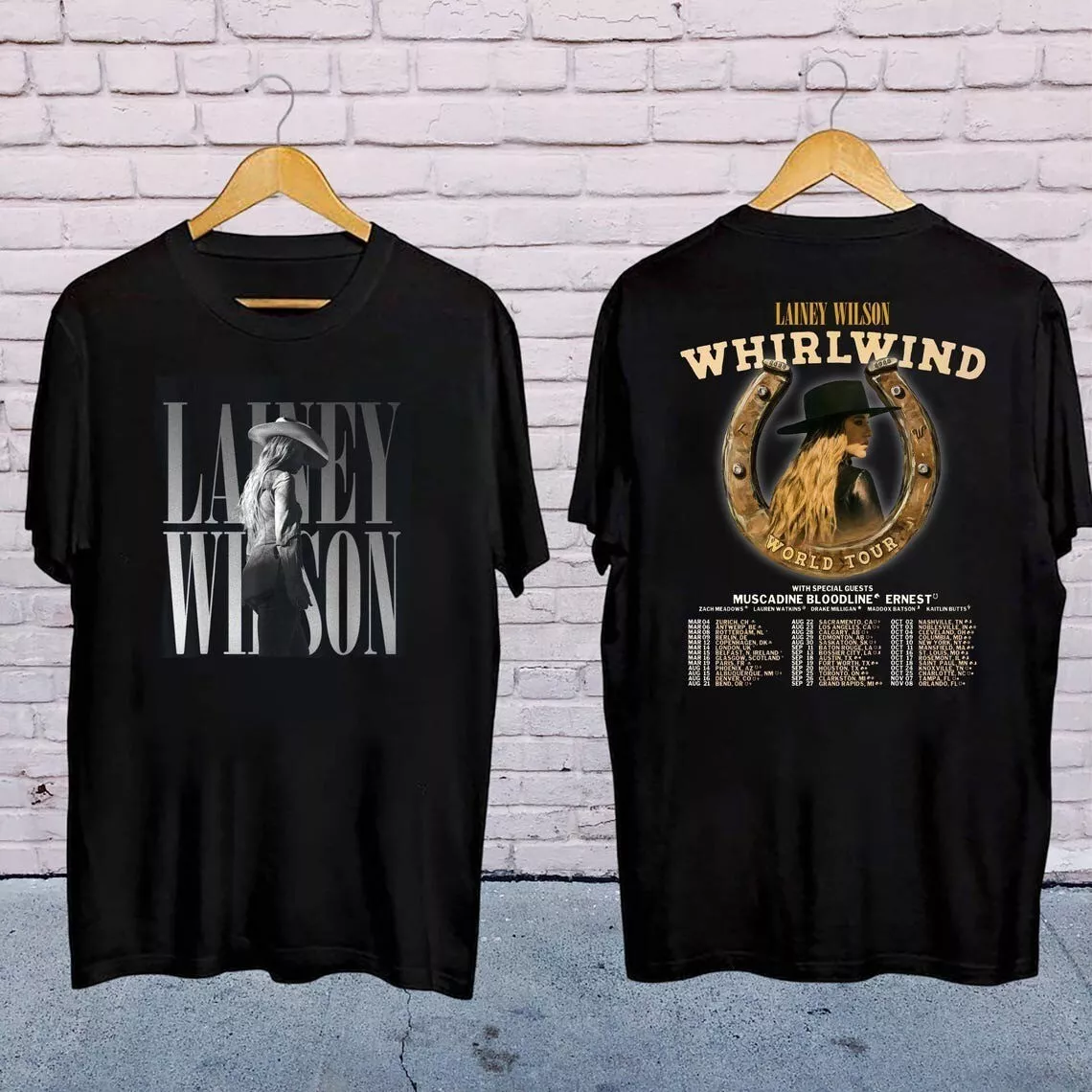 2025 Whirlwind Lainey Wilson World Tour Shirt, Lainey Wilson Concert Fan Shirt