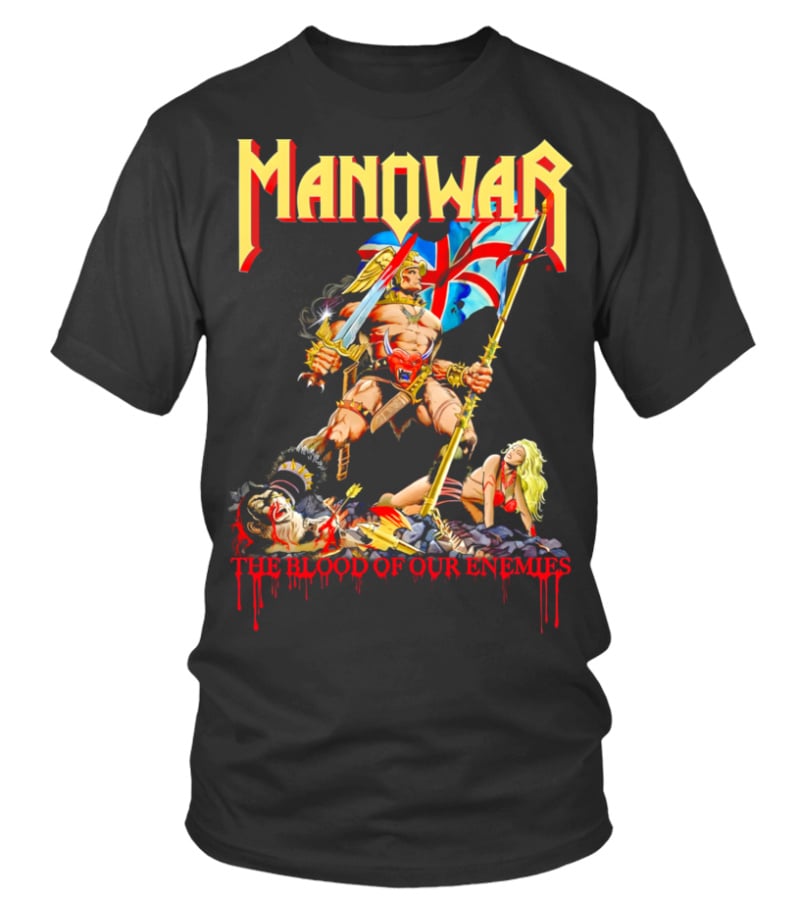 Manowar The Blood Of Our Enemies Tour Merch Tour 2025 Shirt