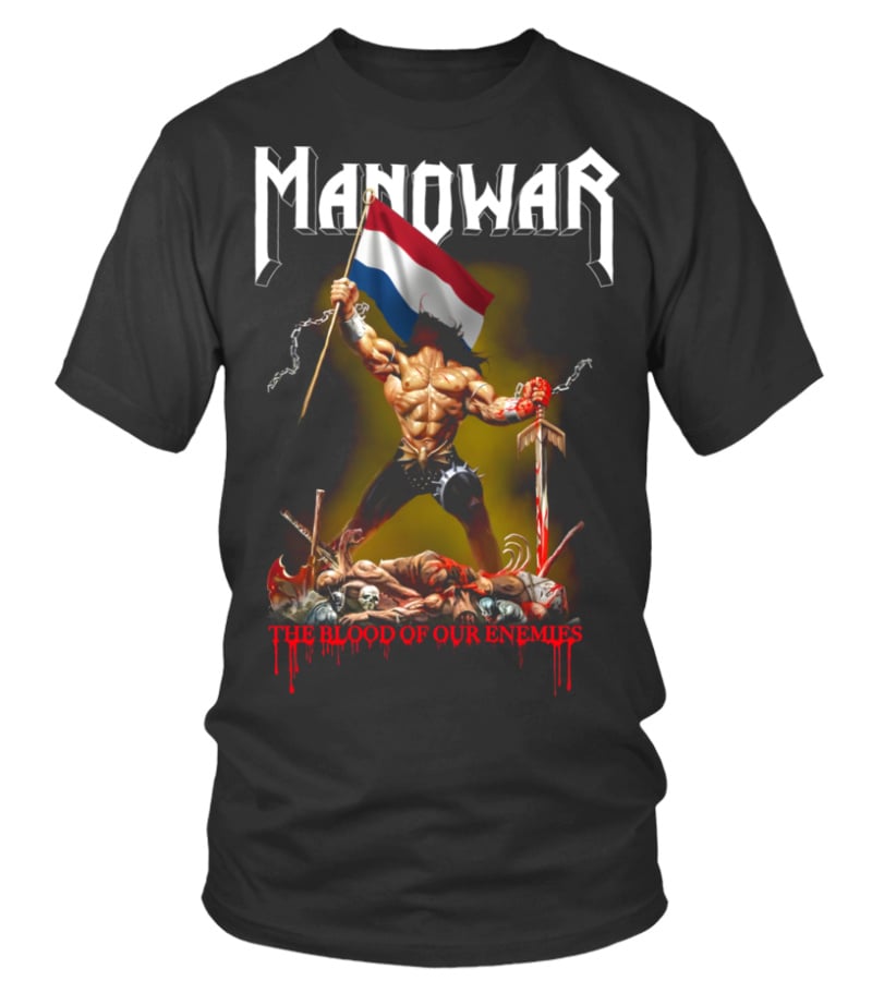 Netherlands - Manowar The Blood Of Our Enemies Merch Tour 2025 Shirt