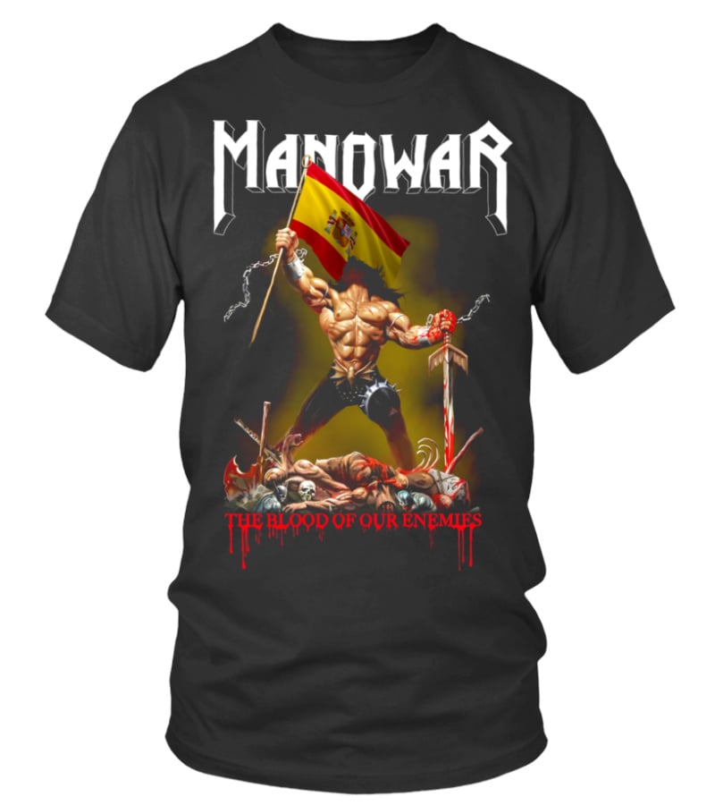 Manowar The Blood Of Our Enemies Merch Tour 2025 Shirt