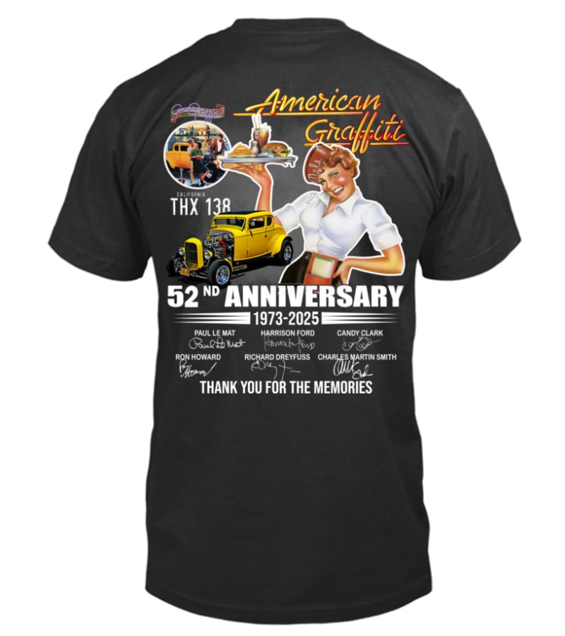 American Graffiti Back Merch Tour 2025 Shirt