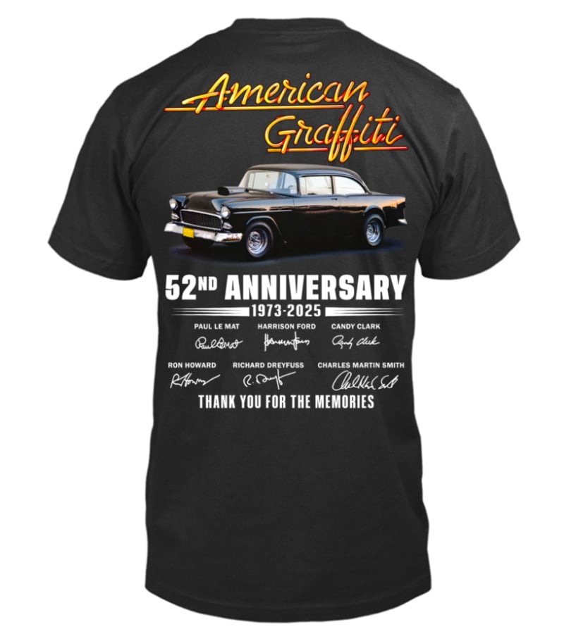 American Graffiti 1973-2025 Merch Tour 2025 Shirt