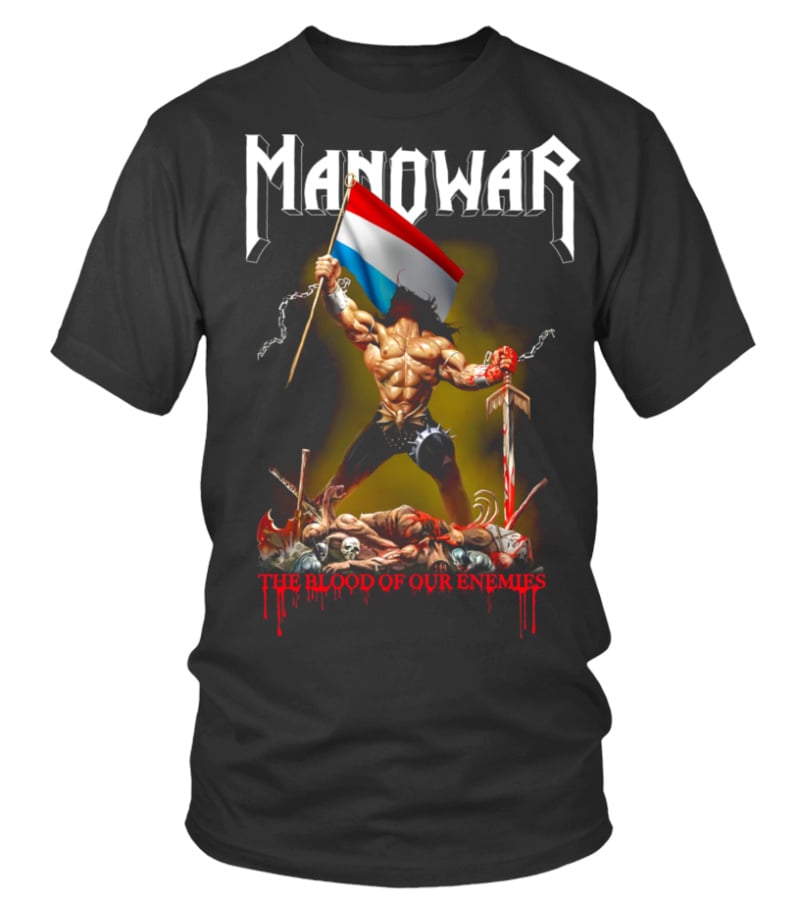 Luxembourg - Manowar The Blood Of Our Enemies Merch Tour 2025 Shirt