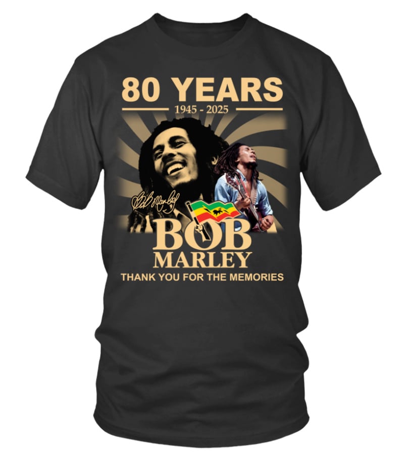 Bob Marley And The Wailers Merch Tour 2025 Shirt