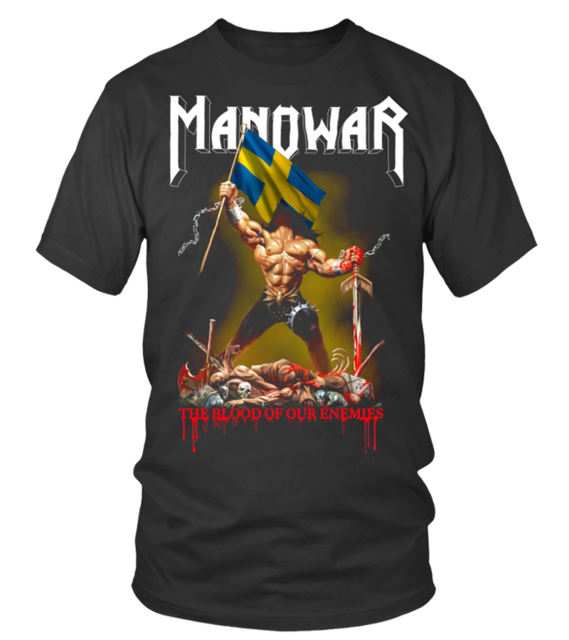 Sweden - Manowar The Blood Of Our Enemies Merch Tour 2025 Shirt