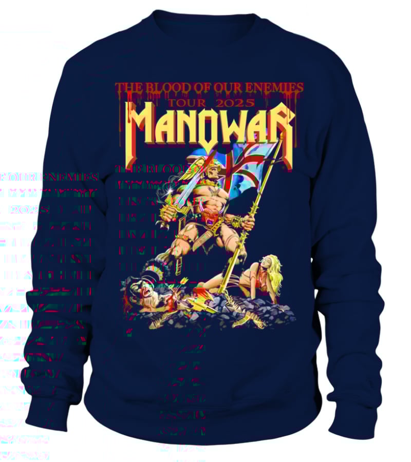 Manowar The Blood Of Our Enemies Merch Tour 2025 Shirt