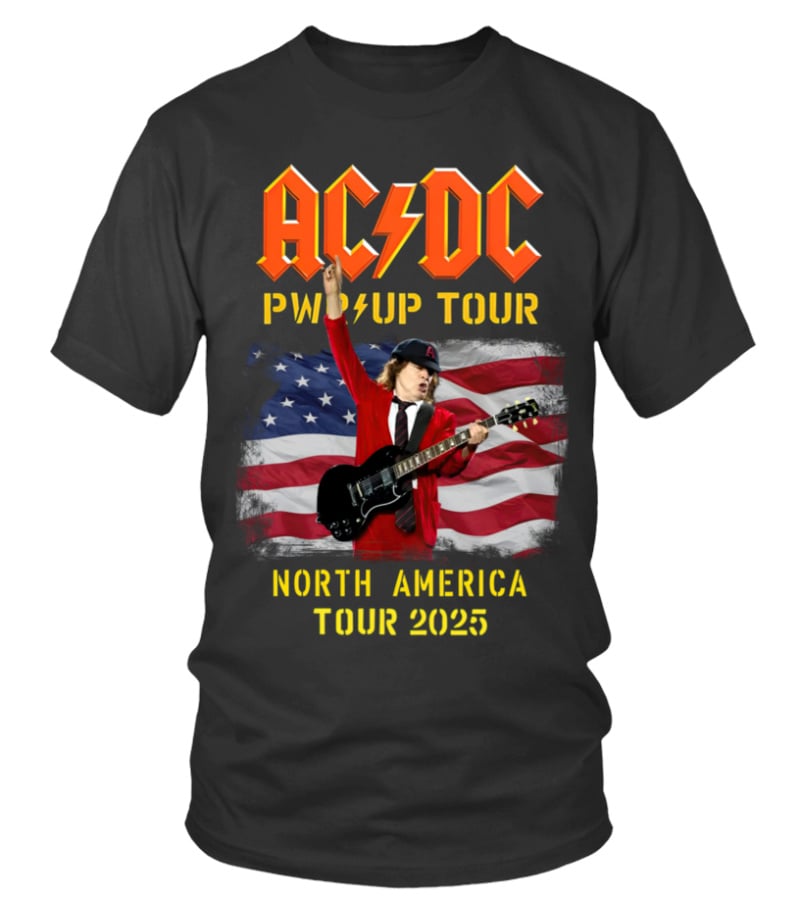2-Sd Acdc North America Merch Tour 2025 Shirt