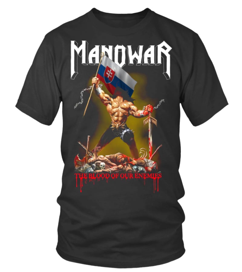 Slovakia - Manowar The Blood Of Our Enemies Merch Tour 2025 Shirt