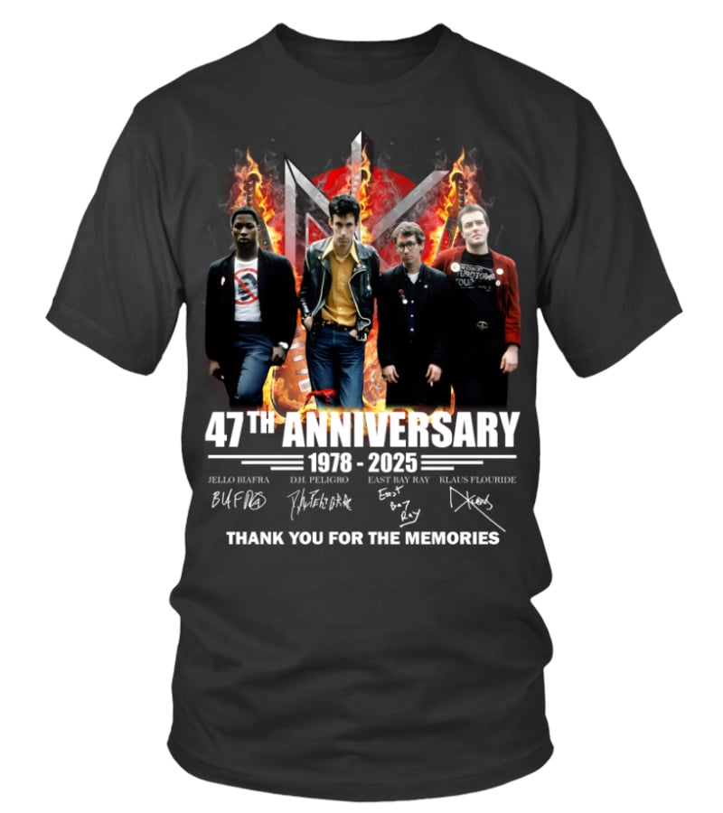 001. Dead Kennedys Anniversary  Merch Tour 2025 Shirt