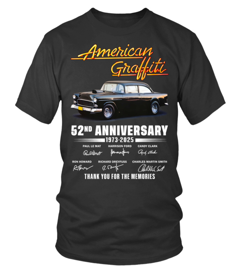 American Graffiti Anniversary 1973-Merch Tour 2025 Shirt 002