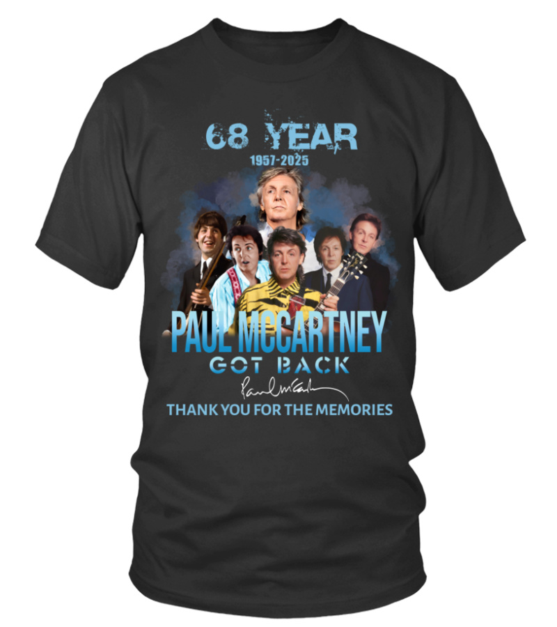 Paul Mccartney Merch Tour 2025 Shirtanniversary 