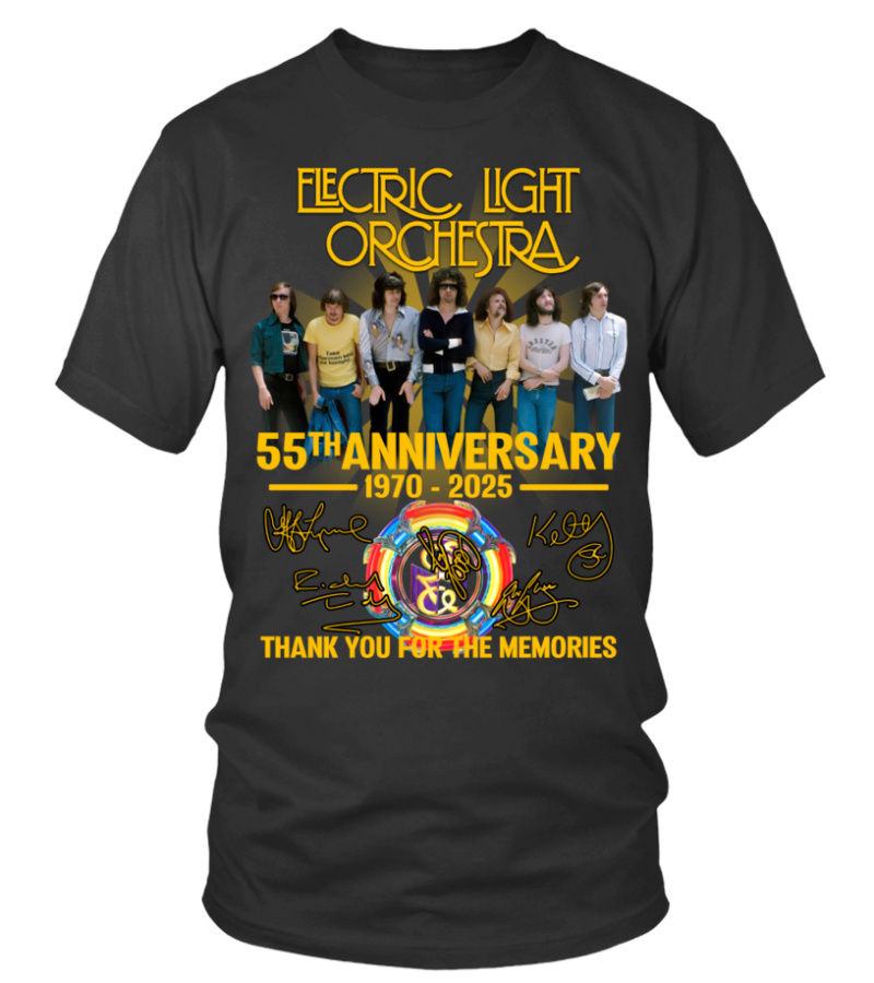 Electric Light Orchestra Merch Tour 2025 Shirtanniversary  005