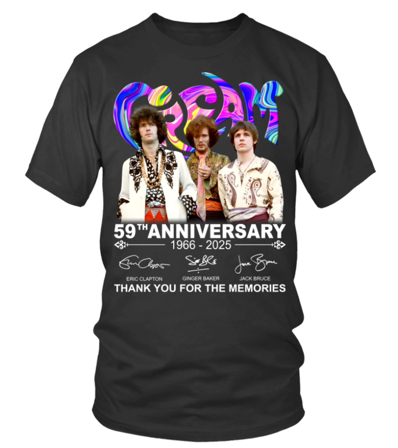 Cream Band Merch Tour 2025 Shirt