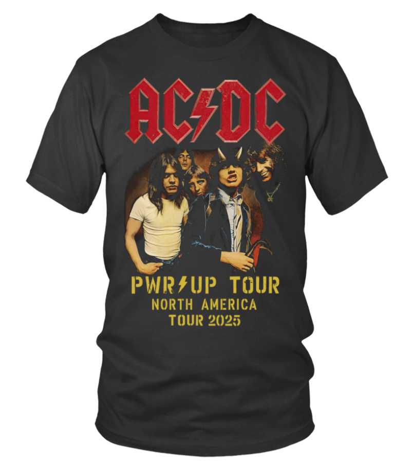 2-Sd Acdc North America Merch Tour 2025 Shirt