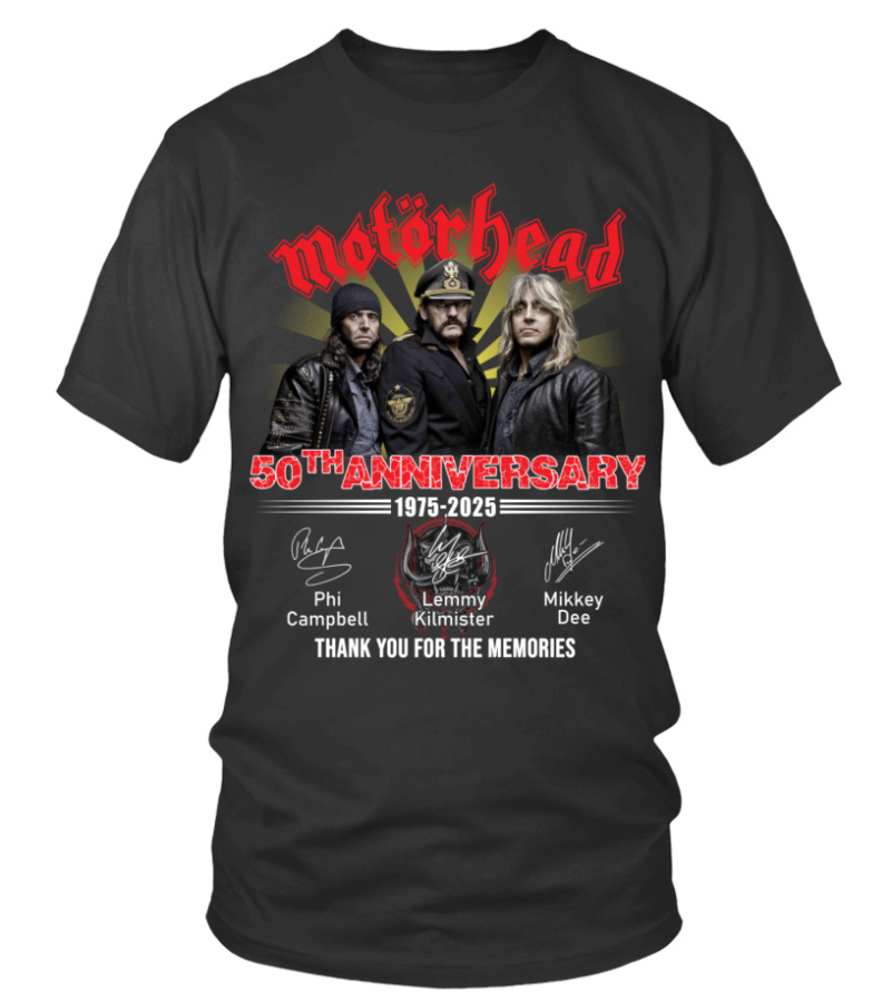 Motorhead Anniversary  Merch Tour 2025 Shirt