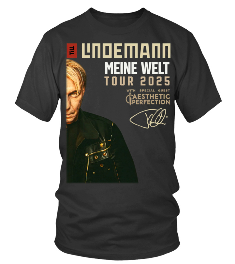 Till Lindemann Meine Welt Merch Tour 2025 Shirt