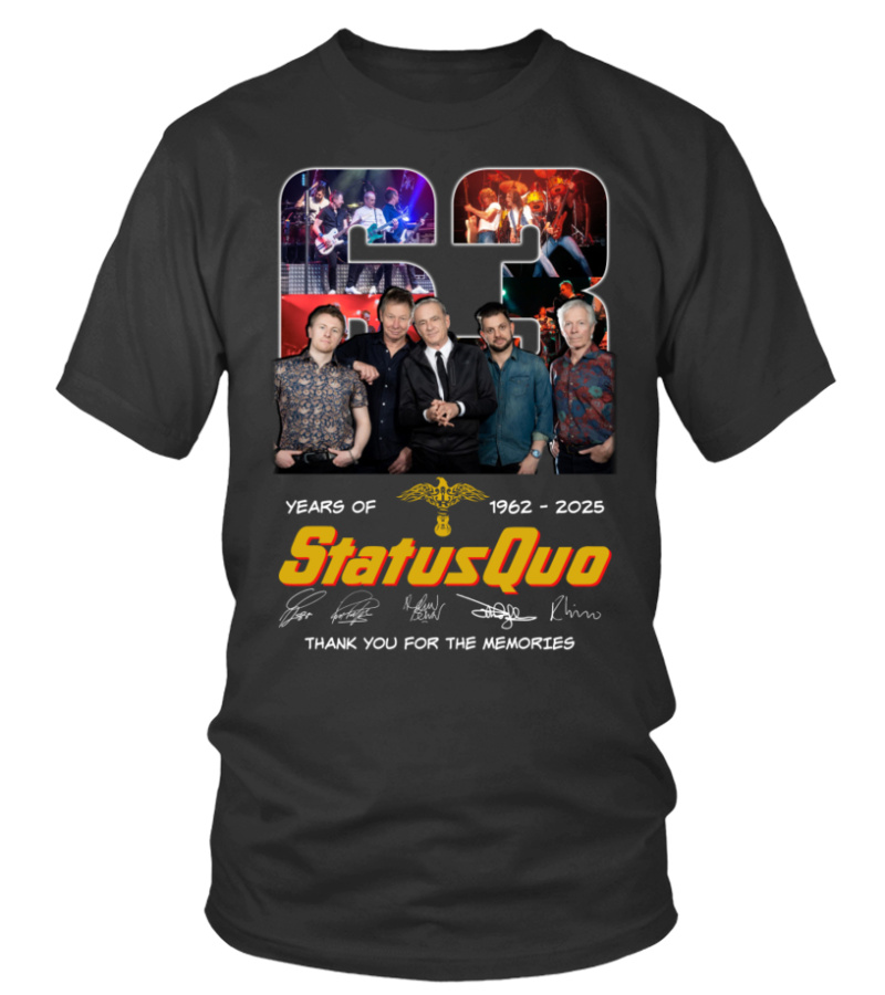 Status Quo Anniversary Merch Tour 2025 Shirt
