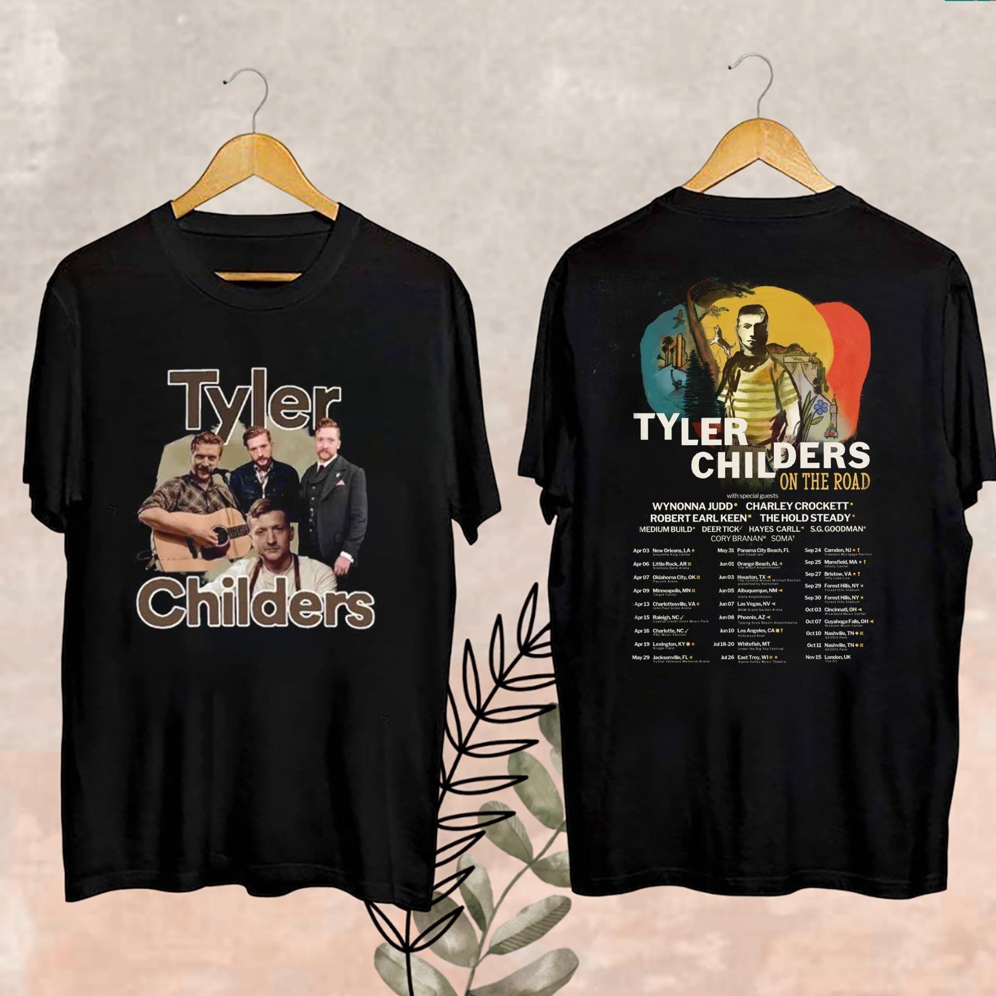 Tyler Childers Tour 2025 Fan Double Side Vuitino Apparel