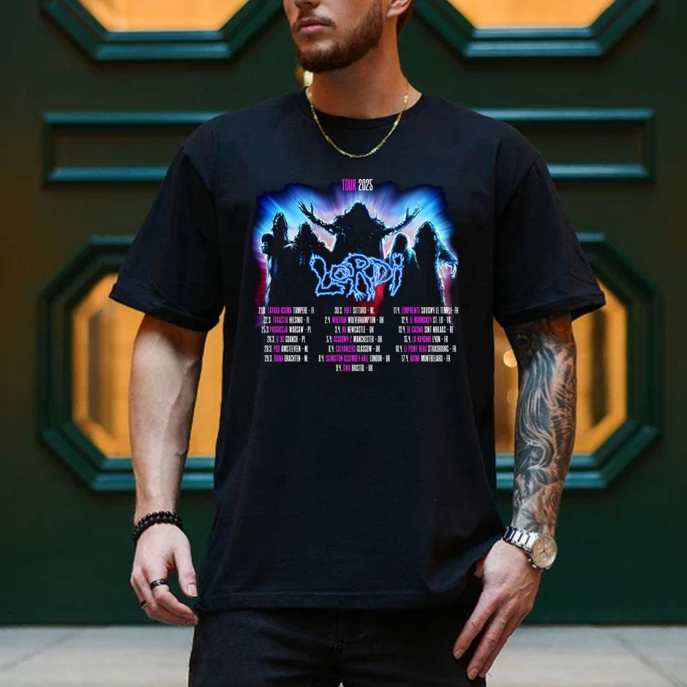 Design Lordi Deadition Tour 2025 Vuitino Shirt