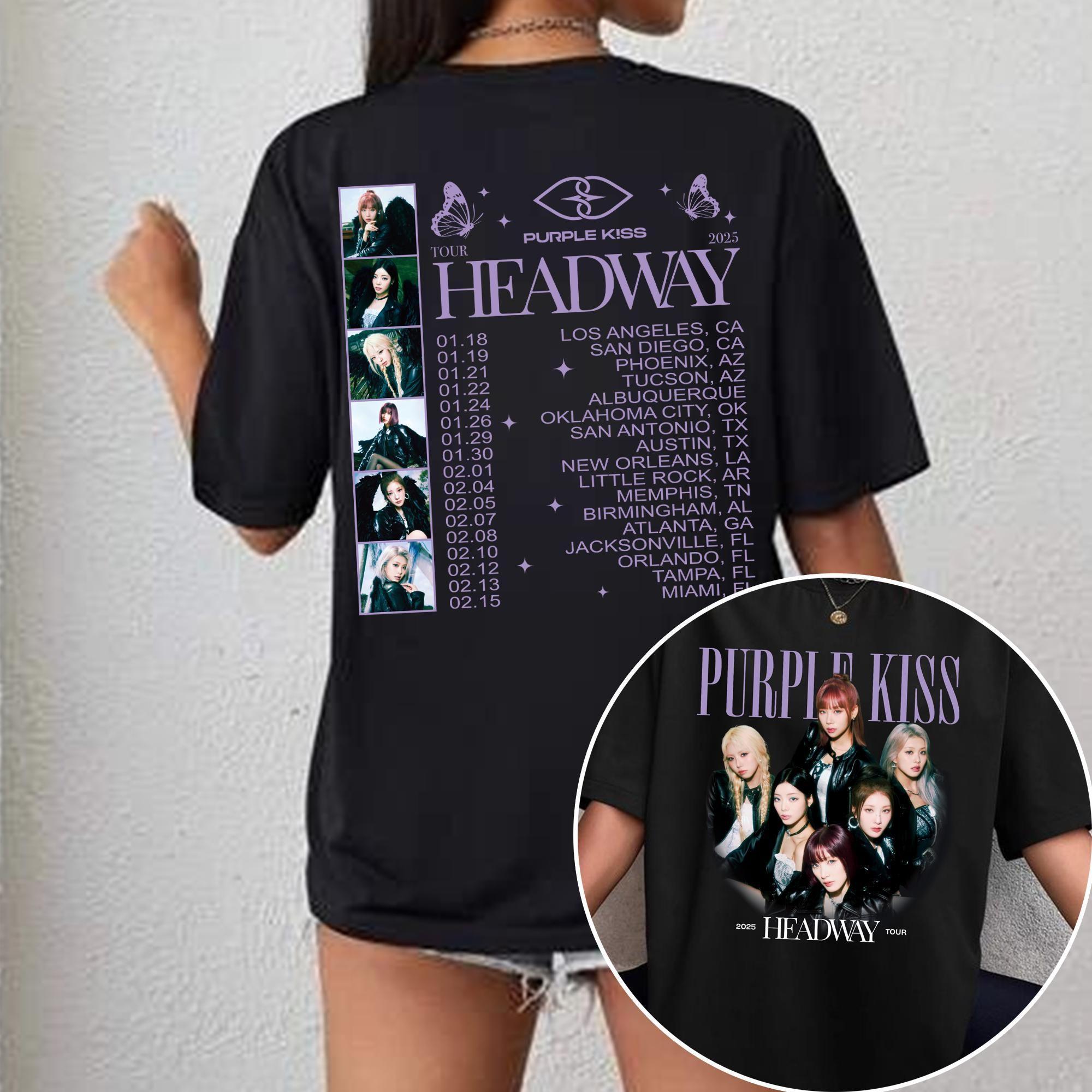 Purple Kiss Headway Tour 2025 2 Vuitino Shirt