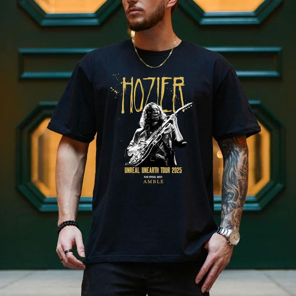 Design Hozier Unreal Unearth Tour 2025 Vuitino Shirt