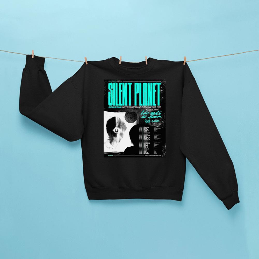 Silent Planet Jan Superbloom United Kingdom And Eu Tour 2025 Vuitino Merch
