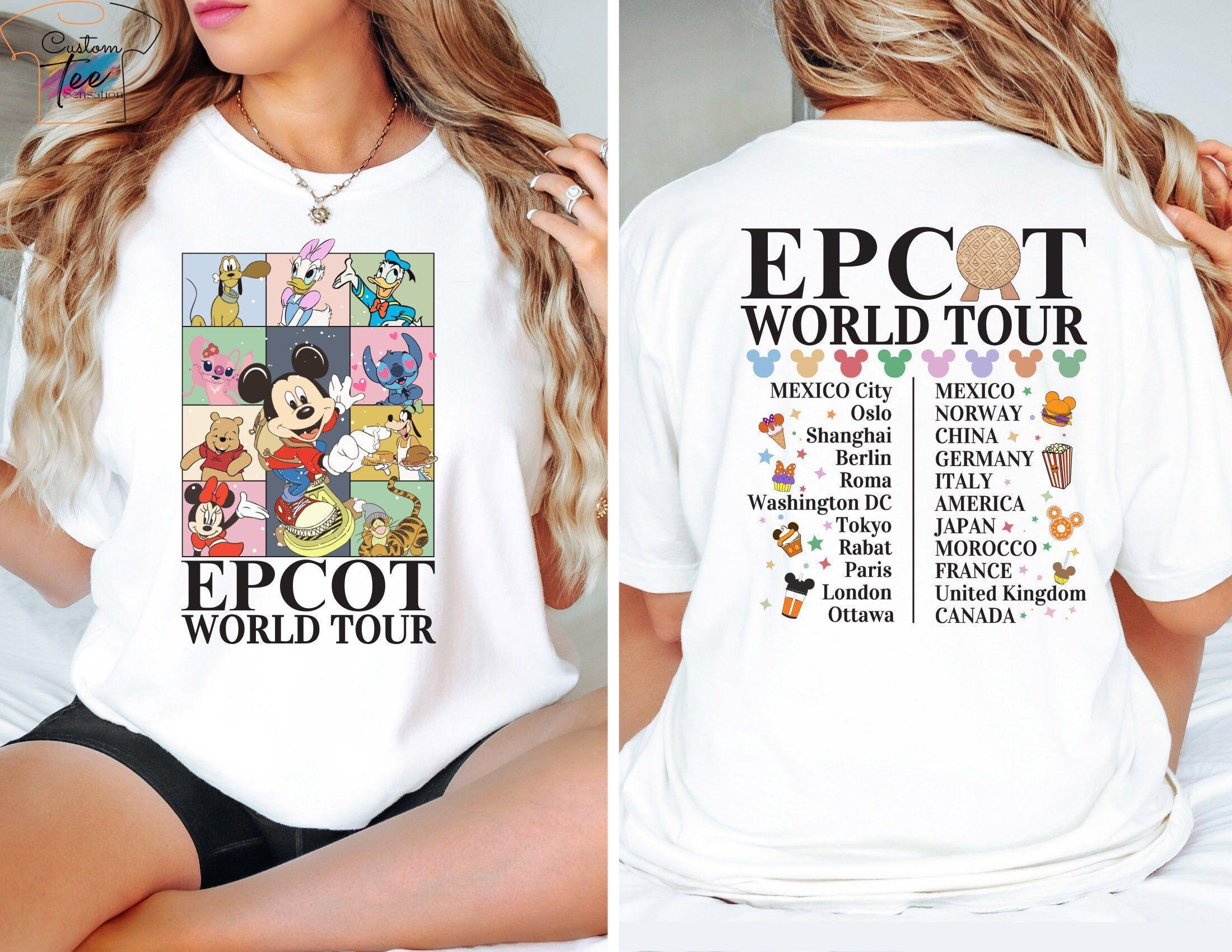 Disney Epcot 2025 World Tour Vuitino Apparel
