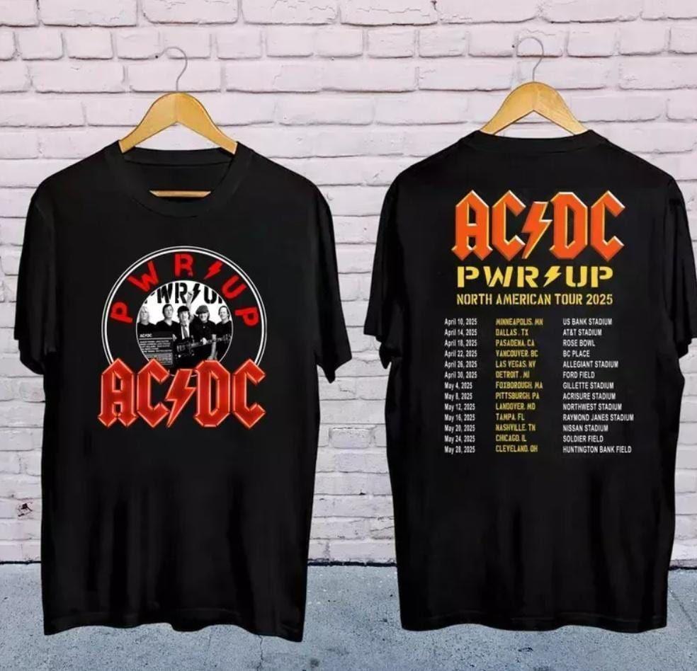 2025 Acdc Pwr Up World Tour Vuitino Merch