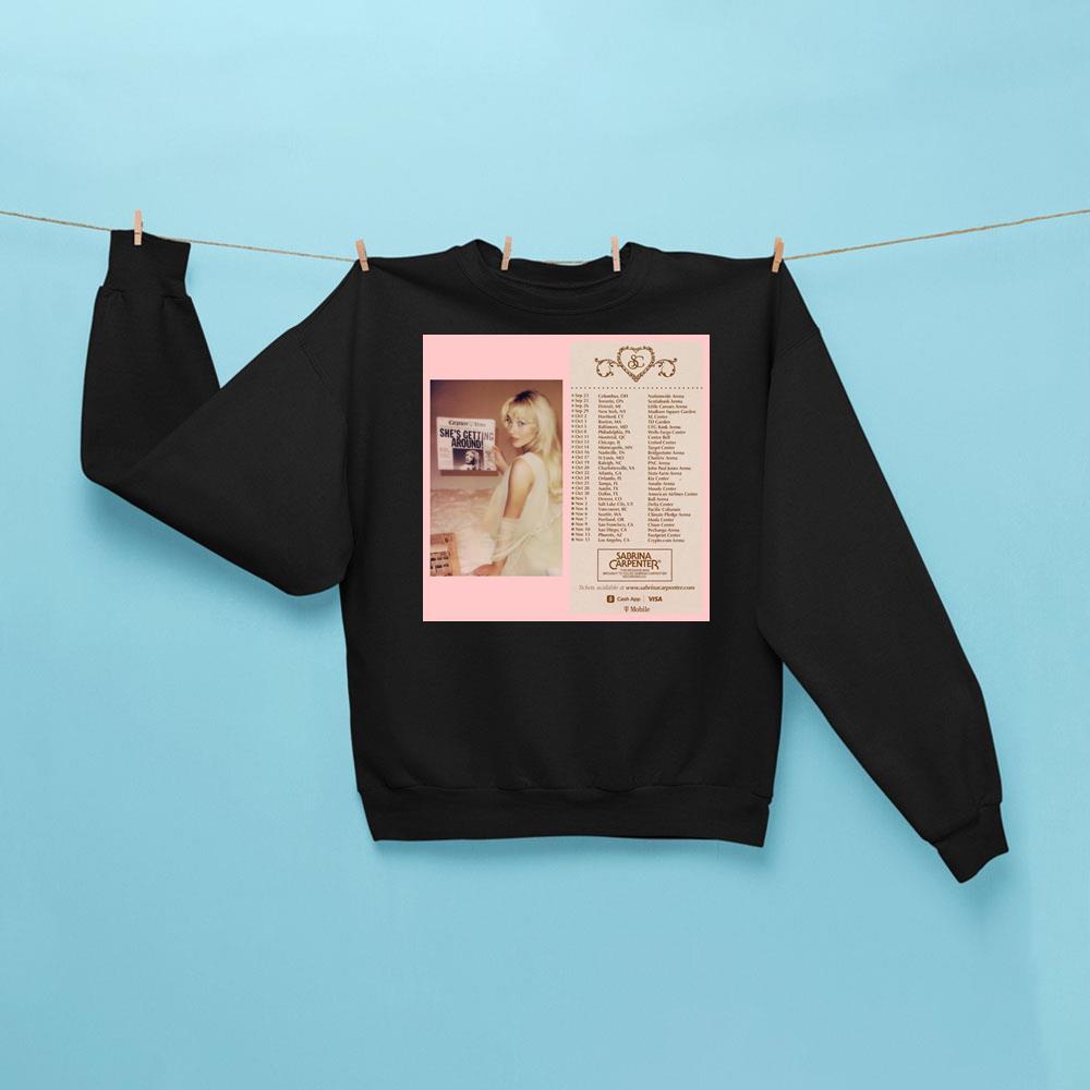Short And Sweet Sabrina Carpenter Tour 2024 2025 Vuitino Apparel