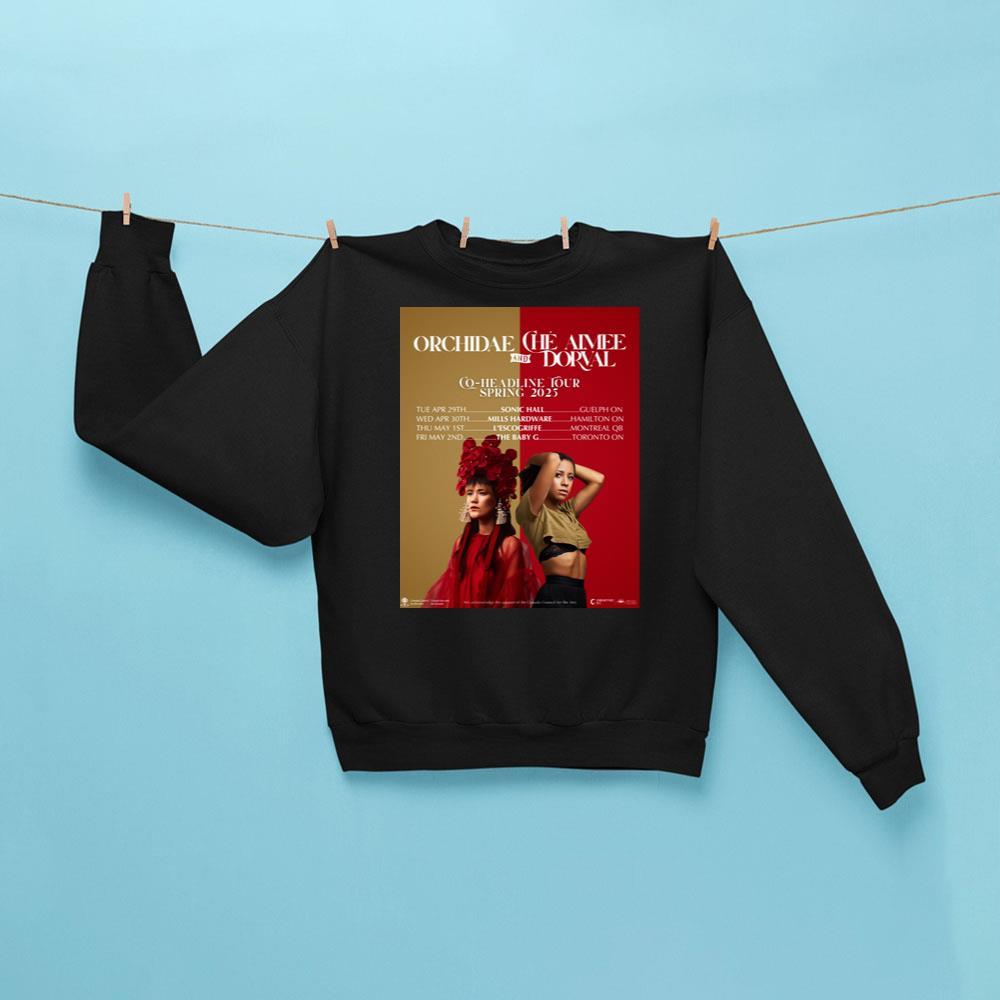 Orchidae And The Aimee Dorval Co Headline Tour Spring 2025 Vuitino Shirt