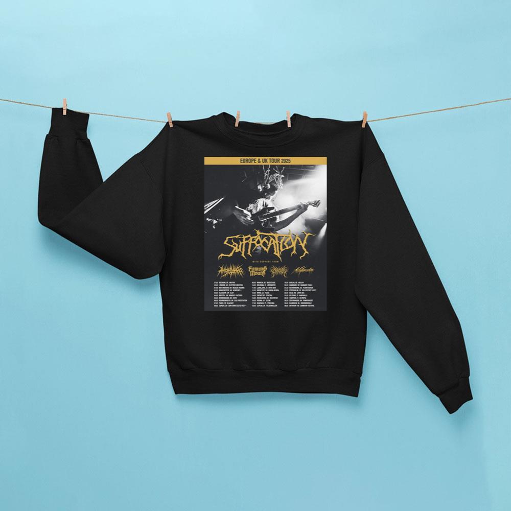 Suffocation Eu Uk Tour Mar 2025 Vuitino Shirt