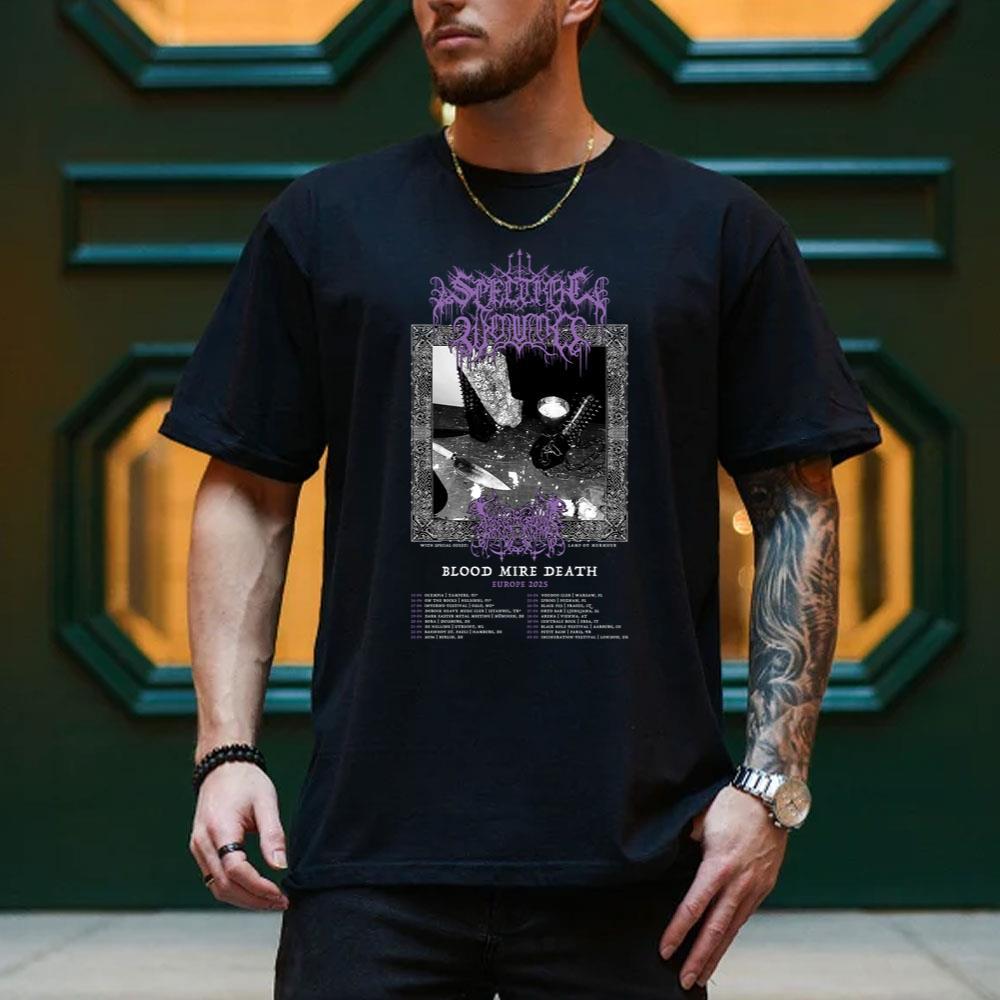 Design Spectral Wound And L Of Murmuur Will Tour Europe Together In April May 2025 Vuitino Shirt