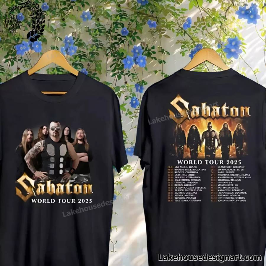 Sabaton 2025 World Tour Shirt