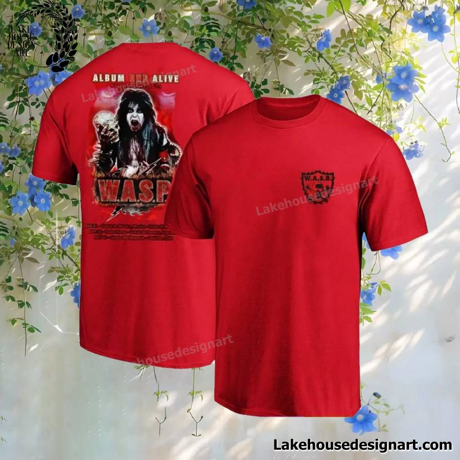 Wasp Band 2025 World Tour Shirt
