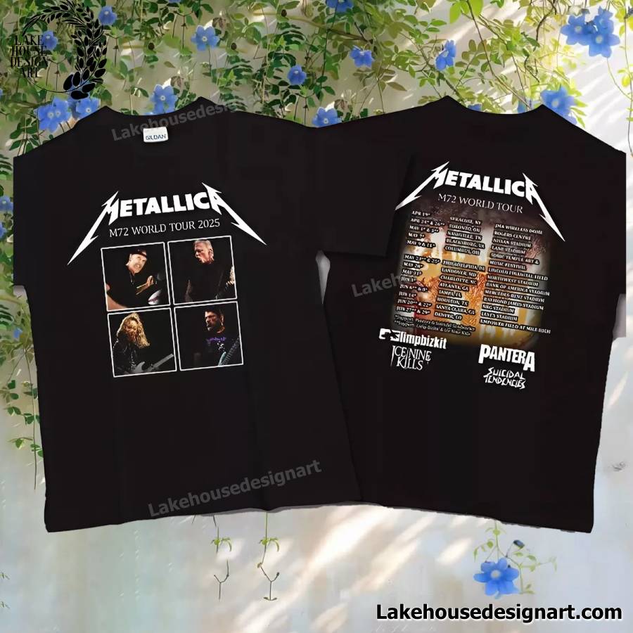 Metallica M72 World Tour 2025 Unisex Shirt