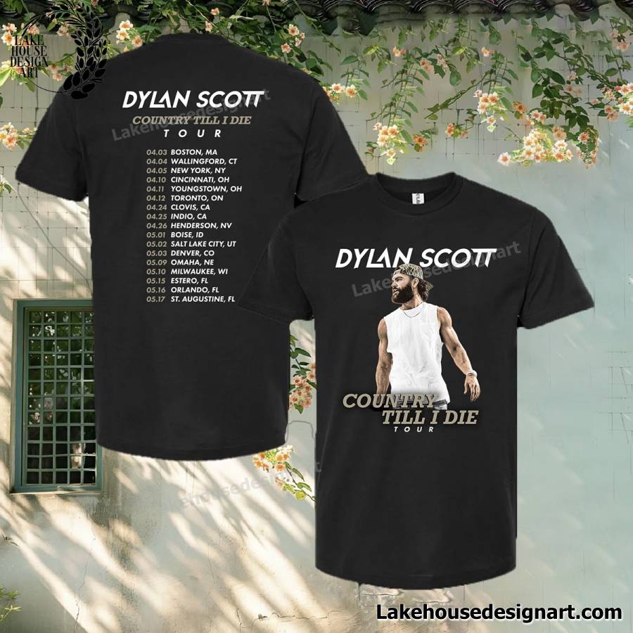 Dylan Scott 2025 Country Til I Die Tour Shirt