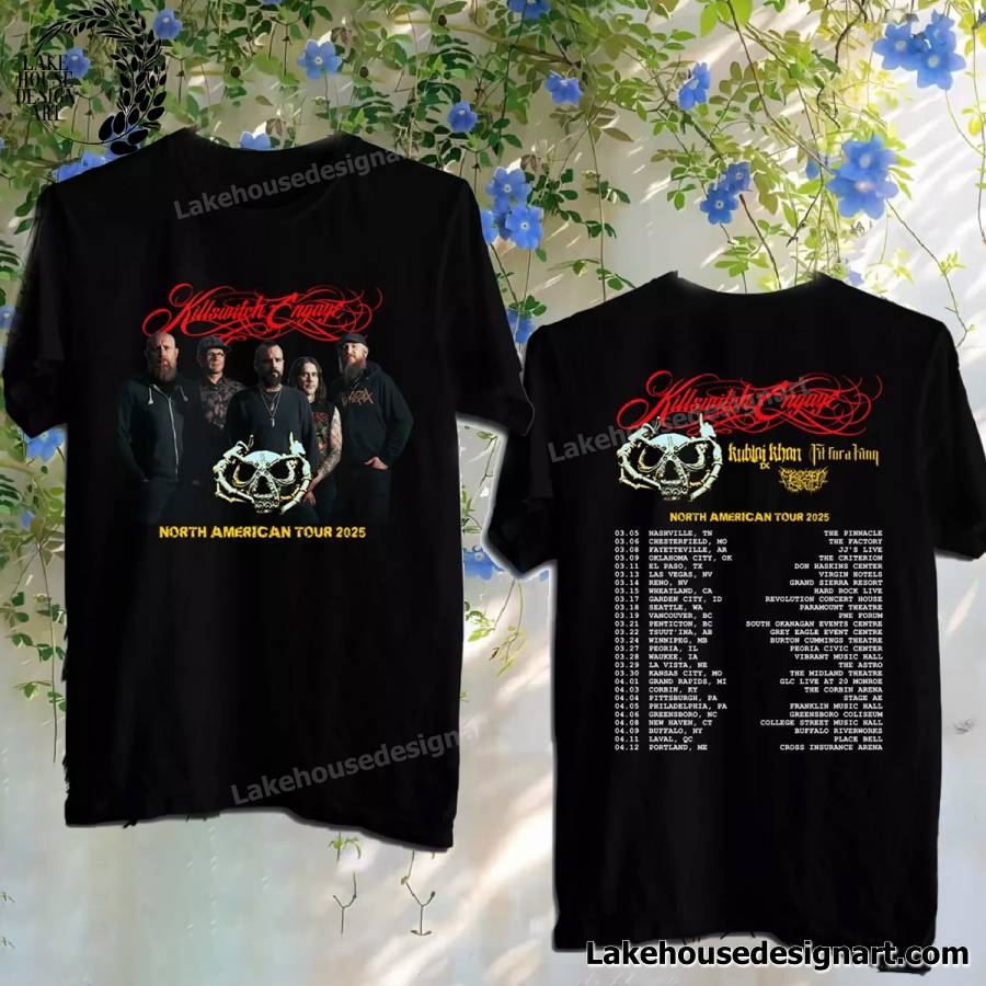 Killswitch Engage American 2025 Tour Shirt
