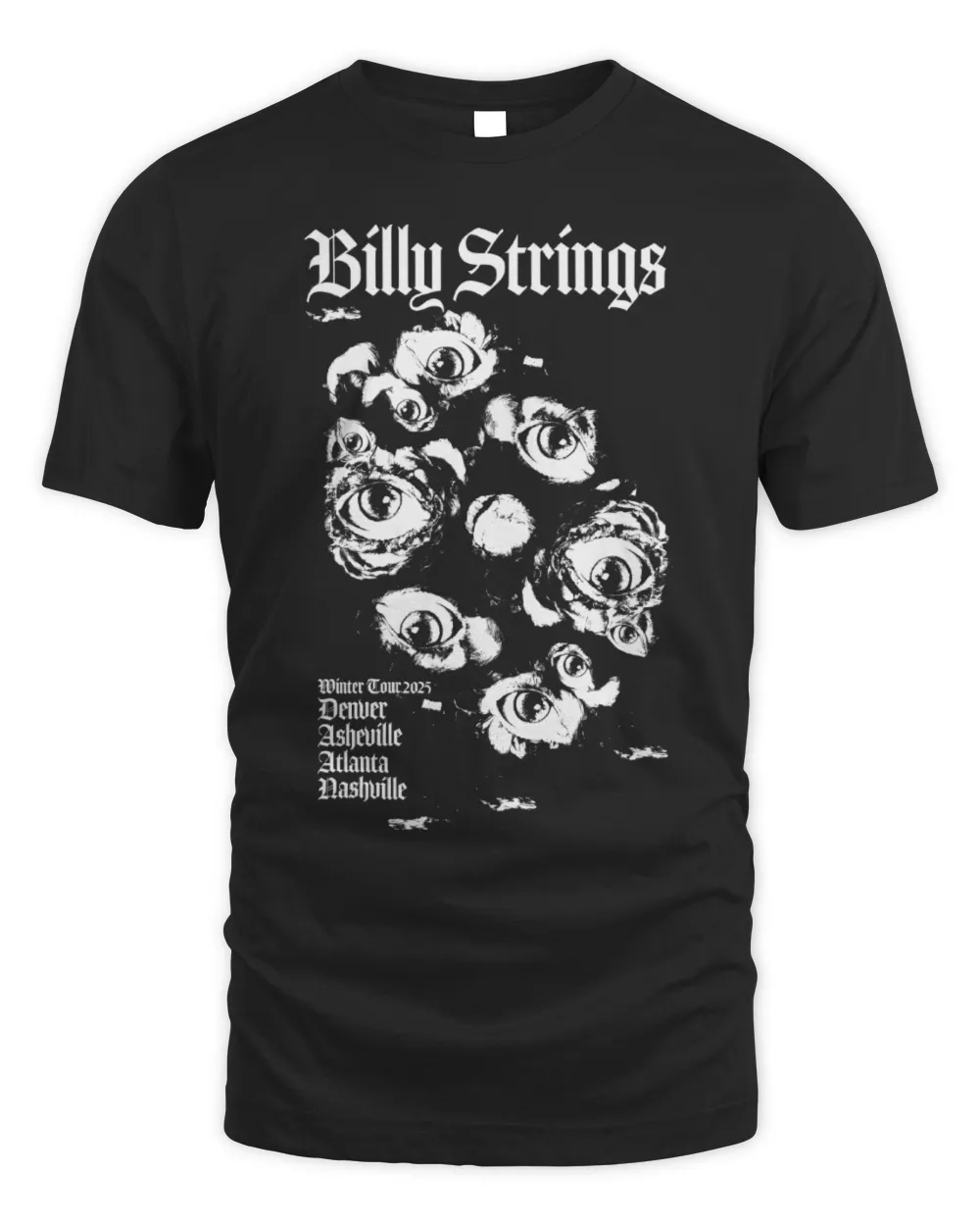 Billy Strings Merch Floral Gaze Shirt