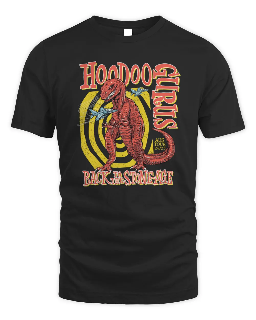 Hoodoo Gurus Tour 2024-2025 Official Black T-Shirt