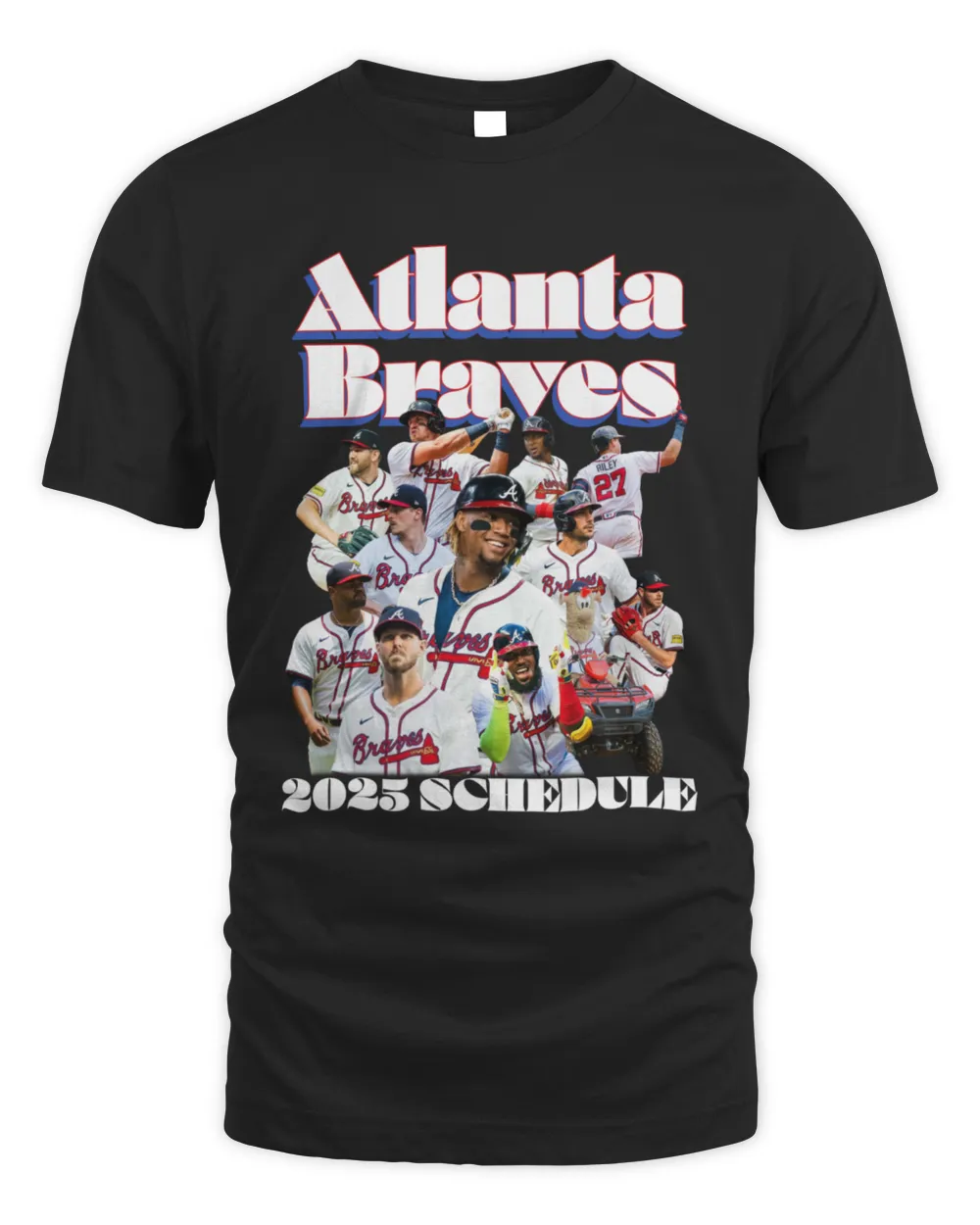 Atlanta Braves Baseball Team 2025 Tour Shirt