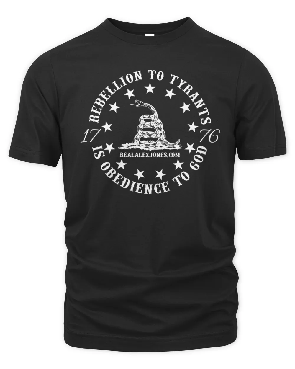 The Official Alex Jones Store Rebellion To Tyrants T-Shirt