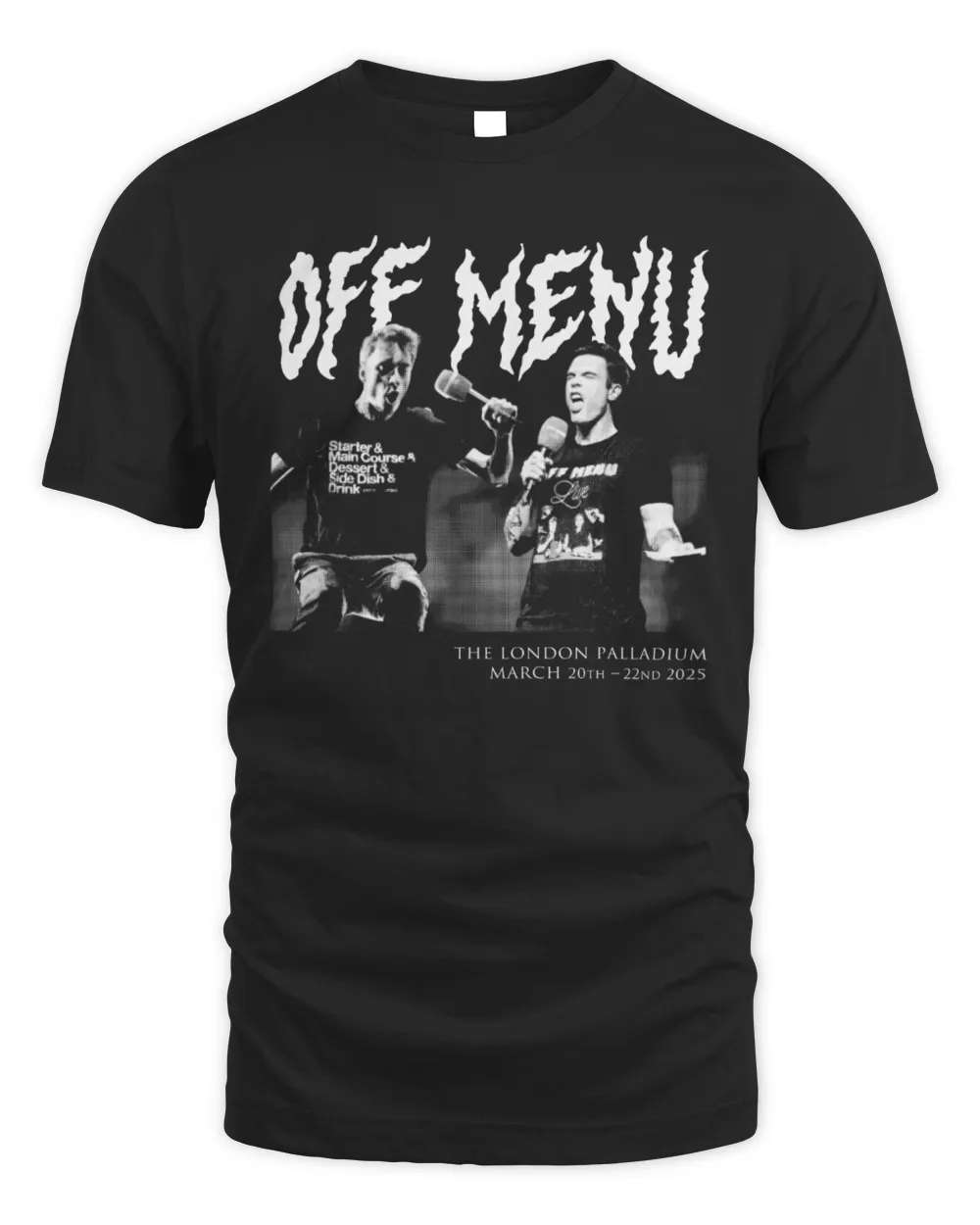 Off Menu Live In London Palladium 2025 T-Shirt Official Tour Merch