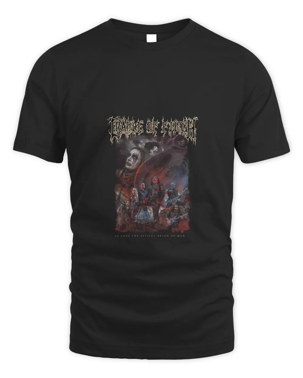 Cradle Of Filth Cthulhu Black Tour Shirt Official Band Merch