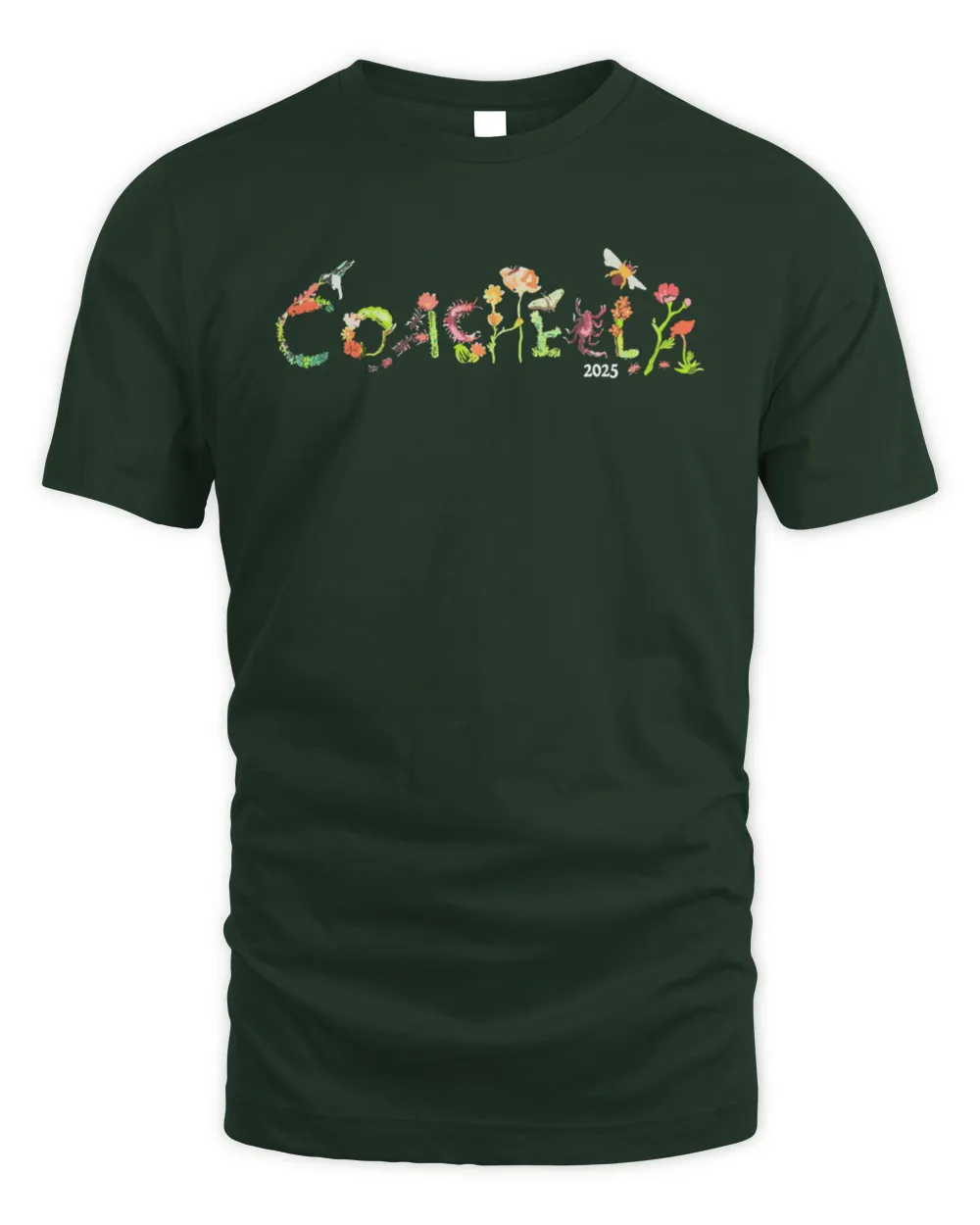 Coachella Merch Desert Critters 2025 Lineup Shirt